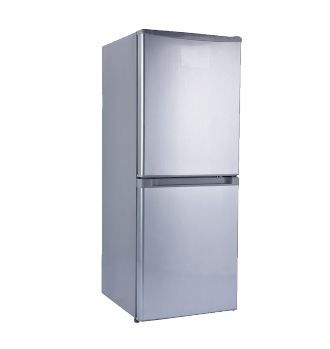 Kulkas Freezer Bawah Kulkas Rumah Tenaga Surya, BCD-168 168Liter DC 24V 12V