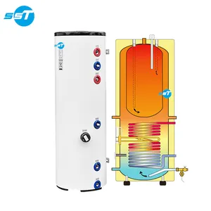 Pompe à chaleur écologique 200L 300L chaudière à eau chaude cylindres chauffage réservoir d'eau chaude sous pression