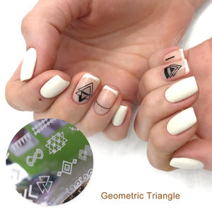 Plumes Estampage Plaques Nail Timbre Modèle Kit DIY En Acier Inoxydable Fleur Feuille Papillons Flocon De Neige Nail Art Modèles - Product Image 6