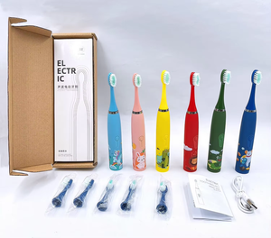 3-15세 어린이용 소닉 전동 칫솔, 만화 디자인, 부드러운 칫솔모, 휴대용 어린이 칫솔 - Product Image 5