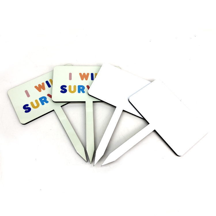 Сублимационный цветочный горшок, деревянный знак зубного налета для растений