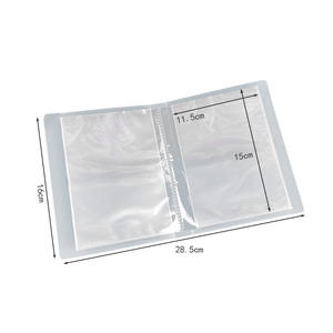 <span class=keywords><strong>Pochette</strong></span> de rangement pour <span class=keywords><strong>album</strong></span> de planificateur Mini A6 transparent de 40 pages pour étudiant essentiel | Classeur d'autocollants catégorisés - Product Image 4