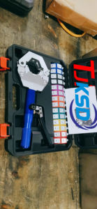 エアコンホースクリンパーキットポータブル手動Hydra-crimp自動エアコンホース継手圧着工具 - Product Image 3