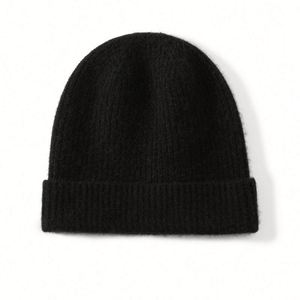 Bonnet en cachemire personnalisé de haute qualité avec logo, doux et classique, en laine tricotée pour l'hiver, idéal pour le cyclisme, les sports, les affaires, la pêche et les fêtes. - Product Image 2