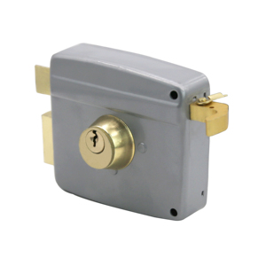 Serrure de Porte à Double Poignée Haute Sécurité, Verrou de Porte de 100 mm et 3 Clés en Fer, Serratura Cancello Con Cilindro - Product Image 3