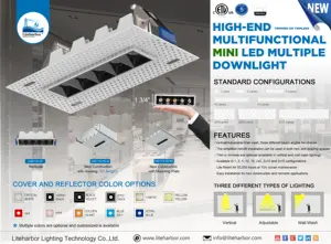 높은 루멘 표면에 의하여 거치되는 옥수수 속 석고 Trimless Led Downlight 사무실 Led 석쇠 빛