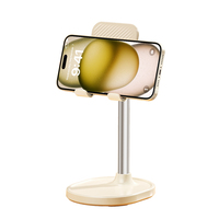 Feixiang X76 Flexible ABS + Support de téléphone de bureau en aluminium Dispositif universel adapté aux couleurs pastel pour une utilisation au bureau