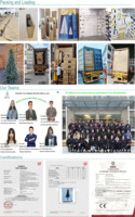 Arbre de Noël Artificiel en PVC de Qualité Usine Yiwu 210cm, Écologique, Taille Personnalisée de 30cm à 300cm, Utilisation Domicile OEM ODM Navidad