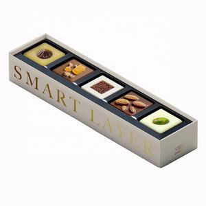 Custom logo Printing Removable Lid Christmas Wedding Chocolate <strong>Candy</strong> Gift Box Packaging with Plastic <strong>Tray</strong> - Product Image 3