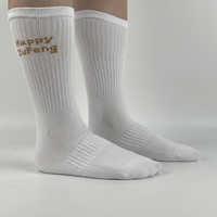 Chaussettes de sport personnalisées avec logo, chaussettes de basket-ball pour hommes, unisexes, athlétiques, respirantes, tricotées, OEM, vente en gros