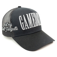HN0001 Casquette de camionneur OEM de haute qualité avec logo brodé sur mesure Orange fluo Chapeaux en mousse avec logo brodé de haute qualité