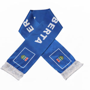 ALBANIE Écharpe Drapeau Vente en gros Personnalisé <span class=keywords><strong>Football</strong></span> Acclamations Produits Fans Drapeau National Écharpe Gland Écharpes Châle - Product Image 1