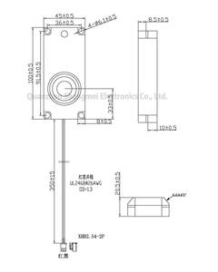 2.5インチスクエア屋外防水フルレンジスピーカー外部磁気4Ω 15Wラバーエッジホームシアター - Product Image 4