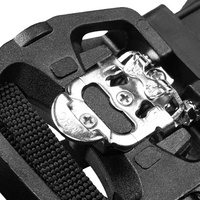 Pédales de vélo de spinning Longglory nouvelle collection avec clips pour les orteils, pédales de vélo de spinning pour l'exercice