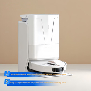 Robot aspirateur et serpillière automatique pour la maison avec brosse latérale autonettoyante et extension de serpillière, robot intelligent - Product Image 4