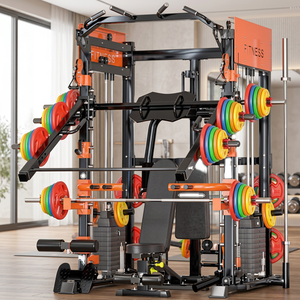 Halbkommerzieller All-in-One Brust- und Ganzkörper-Fitness-Kabeltrainer mit Kniebeugenständer und Multifunktions-Smith-Maschine - Product Image 1