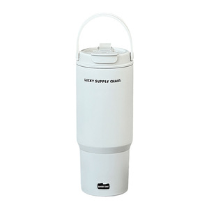Vaso Térmico JM Twilight de Doble Pared, Acero Inoxidable 316, Aislamiento al Vacío, 900 ml, Diseño con Pajita, para Bebidas Frías, Oficina, Auto, Estudiantes - Product Image 5