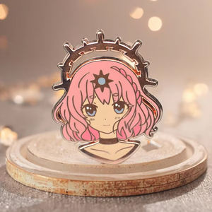 Spille Distintive Personalizzate in Metallo Placcato Oro, Nessun Ordine Minimo, Direttamente dalla Fabbrica, Smalto Rigido, Stile Anime e Cartoni Animati, Design Antico e Moderno - Product Image 1
