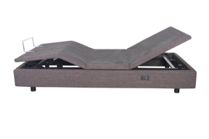 Lit réglable avec cadre en métal, design pliable, style moderne - Taille Queen pour hôtel, appartement, chambre à coucher HF-B809 Confort réglable - Product Image 3