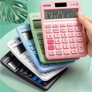 <span class=keywords><strong>Calculatrice</strong></span> professionnelle de bureau, à 12 chiffres, colorée, avec touches souples, petite taille, grand écran LCD, accessoire de gamer - Product Image 1