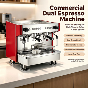 Commercial Cafe Double Group Espresso <b>Machine</b> Semi Automatic Stainless Steel <b>Coffee</b> Maker for <b>Barista</b> - Product Image 4