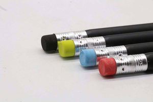 Lápiz Estándar para Niños Hb Jumbo de Madera Negra con Borrador de Color, Papelería para Escritura, Directo de Fábrica - Product Image 3