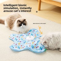 Jouet pour chat en plastique écologique à rotation automatique, balle interactive électrique avec capteur de mouvement sonore, exercice en intérieur, modèle HY700 pour animaux de compagnie