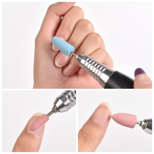 KADS <b>Silicone</b> Rubber Nail Drill Bit Polishing Bit Cuticle Remover Buffer Manicure Grinding Head for Nail Salon <b>Tools</b> - Product Image 6