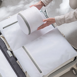 Bolsa de lavandería grande, duradera y blanca, organizador de malla para ropa sucia, sujetadores, calcetines, ropa interior, zapatos, funda para lavadora - Product Image 2