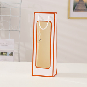 Custom Hand Gift Color Rectangular Gift <strong>Bag</strong> <strong>Flower</strong> Bouquet Paper <strong>Bag</strong> Kraft Wine Packaging Paper <strong>Bags</strong> with Rope - Product Image 5