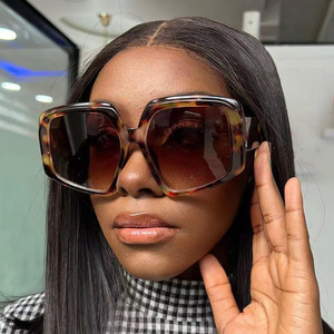 JS97121 New Fashion Retro <b>Sun</b> Glasses Ladies Modern tide <b>Shades</b> Design Custom Irregular Oversize Frame Sunglasses - Product Image 3