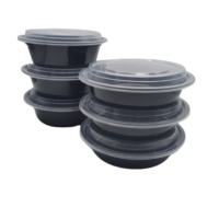 Contenants alimentaires jetables en plastique de style américain, compatibles micro-ondes, étanches, pour la préparation des repas et la conservation de la fraîcheur