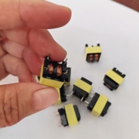Custom EE13 Variable Inductor 0.11mH 57T 0.5mm Enameled Wire High Frequency EE13 Ferrite Core for Consumer Electronics Power