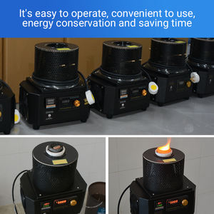 ماكينة صهر صغيرة محمولة من نوع النحاس الأصفر والذهب والفضي وصهر المجوهرات - Product Image 6