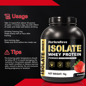 Proteína de Suero de Leche Aislada para Exportación Transfronteriza, Píldoras de Proteína de Suero para Fitness, 1 kg, Mejora la Densidad Ósea - Product Image 4