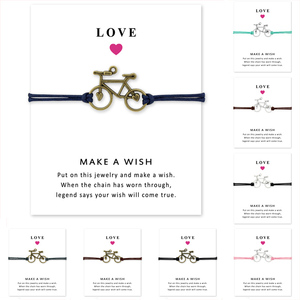 Bracelet en corde pour homme et femme, fabriqué à la main par le fabricant, pour le motocross, le vélo de course, le cyclisme, le motard, la moto tout-terrain - Product Image 1