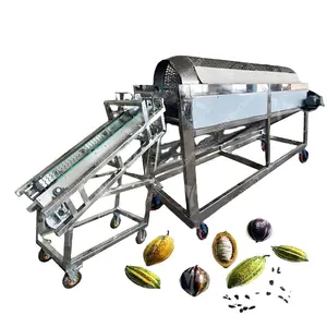 High quantity cocoa cutter machine fresh cocoa pod peeling machine