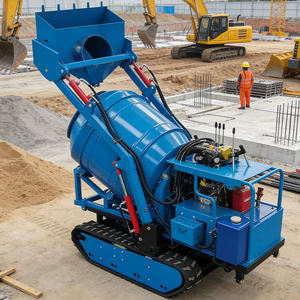 Mesin Pengaduk Beton KOOP Bermesin Diesel Dua Silinder Euro 5 CE dengan Pompa, Model Berdiri di Atas Crawler - Product Image 6