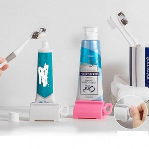 White Plastic Bathroom <b>Tube</b> <b>Squeezer</b> Dispenser for <b>Toothpaste</b> Manual <b>Toothpaste</b> <b>Squeezer</b> Household <b>Toothpaste</b> <b>Squeezer</b> - Product Image 2