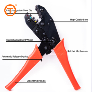 Kit d'outils multifonctionnel en acier au carbone pour sertissage de bornes de câbles électriques à point unique, idéal pour le bricolage - Product Image 3
