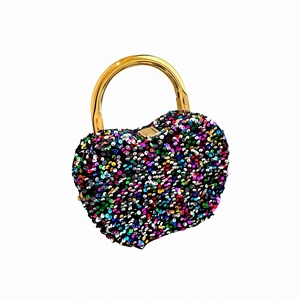 Cross-Border Sequin Hand-Held Box Bag Women's New High-End Single-Shoulder <b>Square</b> Western-Style Chain Crossbody Bag Tanjing - Product Image 1