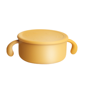 OEM ODM nuevo estilo chino portátil a prueba de polvo de silicona Snack Bowl cubierta a prueba de fugas niños comedor taza de comida complementaria para - Product Image 1