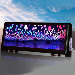 จอแสดงผลโฆษณา LED สีเต็มรูปแบบบนหลังคารถแท็กซี่ P2.5 IP65 กันน้ำ ความสว่างสูง 4500 นิต จอต้อนรับในรถยนต์ รับประกัน 2 ปี - Product Image 4