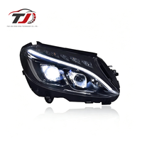 Mise à niveau vers les phares avant à LED double lentille pour Mercedes-Benz Classe C W205 (2015-2018)
