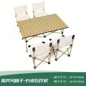 Ensemble de table et de chaises pliantes de camping en acier au carbone pour pique-nique en plein air - Product Image 3