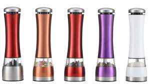 <span class=keywords><strong>Moulin</strong></span> à <span class=keywords><strong>poivre</strong></span> et à <span class=keywords><strong>sel</strong></span> électrique classique pour barbecue, design élégant et praticité combinées - Product Image 6