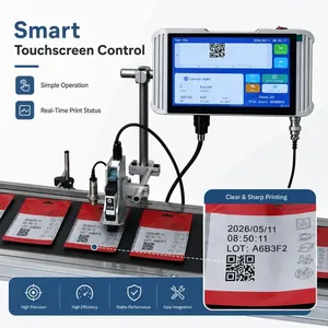 เครื่องพิมพ์อิงค์เจ็ทออนไลน์ Wdot Coding Machine Tij สำหรับการพิมพ์บนบรรจุภัณฑ์อาหารและเครื่องดื่ม - Product Image 1