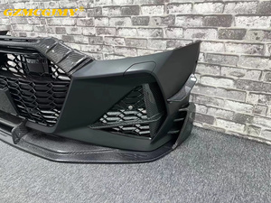 Lèvre avant en fibre de carbone RS6 <span class=keywords><strong>ABT</strong></span> de haute qualité, adaptée à l'<span class=keywords><strong>Audi</strong></span> C8 RS6, lèvre avant en fibre de carbone - Product Image 3