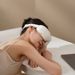 Más vendido Etiqueta privada Alta calidad Belleza Masaje de ojos Presión de aire eléctrica Masajeador de fatiga ocular con calefacción Música Bluetooth - Product Image 6