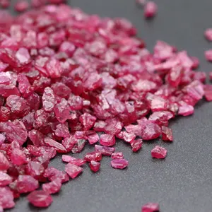 Atacado natural 100% rubi rosa cosméticos solto preço de pedras preciosas por quilate real rubi gem para anéis brinco jóias fazendo